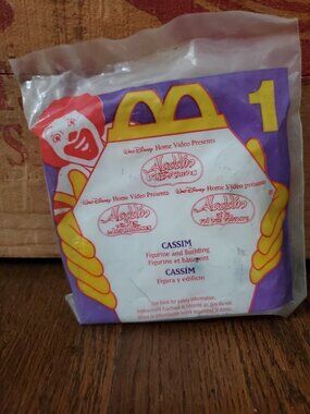 NEW Disney Aladdin Cassim 1996 McDonalds Happy Meal Sealed